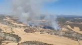 Un incendio en Tamarite (Huesca) afecta al menos a 1.000 hectáreas