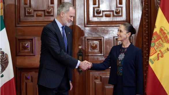 El Rey sella la normalización de las relaciones España-México en un encuentro con Sheinbaum
