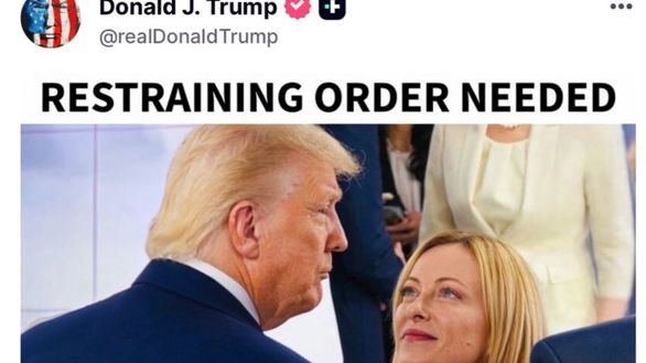Trump se burla de Meloni, a la que pide una "orden de alejamiento" ante la cumbre de Ankara