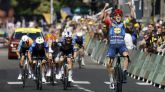 Tour Francia. Mads Pedersen arrasa en Foix y Pogacar cede el amarillo