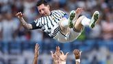 Leo Messi es manteado tras la remontada de Argetina ante Egipto en el Mundial 2026.