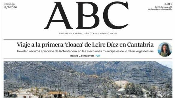 Las portadas de este domingo, 12 de julio