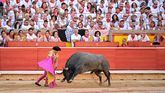 Una oreja al populismo de Fonseca con la aparatosa mansada de Escolar en Pamplona