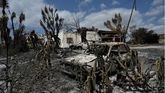 Con el incendio de Los Gallardos estabilizado, los evacuados regresan a sus casas