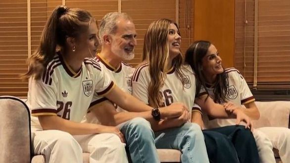 Así han celebrado los Reyes, la Princesa y la Infanta el triunfo de España ante Francia