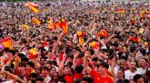 El Fórum de Barcelona, a reventar de aficionados de España