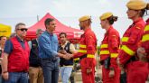 Page, optimista sobre la evolución del incendio en Guadalajara