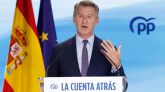 El líder del PP, Alberto Núñez Feijóo.