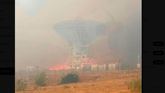 La Guardia Civil desaloja la estación de la NASA de Robledo de Chavela por los incendios