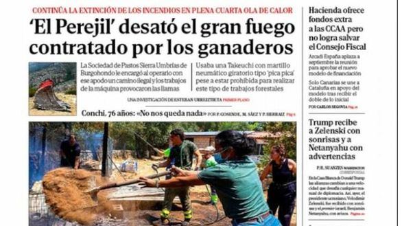 Las portadas de los periódicos de este miércoles