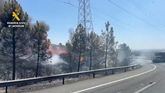 El incendio forestal de Cáceres, en vías de estabilización y con el 70 % perimetrado