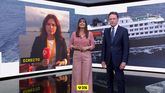 Mónica Carrillo y Matías Prats informan en 'Antena 3 Noticias Fin de Semana 1' sobre el desembarco del crucero Honvius y la última información sobre el hantavirus.