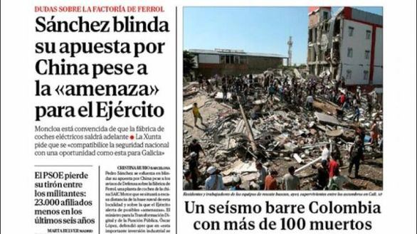 Las portadas de este martes
