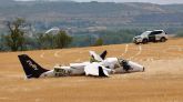 Dos hombres heridos tras estrellarse una avioneta en Viana (Navarra)