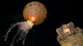 El globo de Betanzos eleva al cielo el Mundial conquistado por España