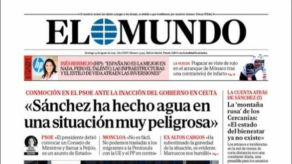 Las portadas de este domingo, 23 de agosto