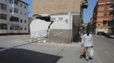 Imagen del 20 de agosto de un edificio de Granada dañado por uno de los terremotos