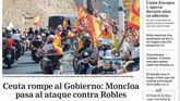 Las portadas de los periódicos de este lunes, 31 de agosto