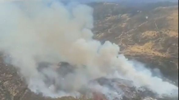Declarado un nuevo incendio en la Sierra Oeste de Madrid, en Santa María de la Alameda