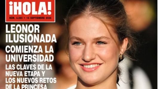 Las revistas del corazón: el primer día de universidad de la Princesa Leonor