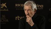 El actor José Sacristán, este jueves en la Academia de Cine de Madrid, durante un encuentro con la prensa con motivo de la concesión del Goya de Honor 2022.