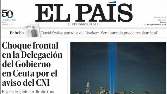 Las portadas de este sábado, 12 de septiembre