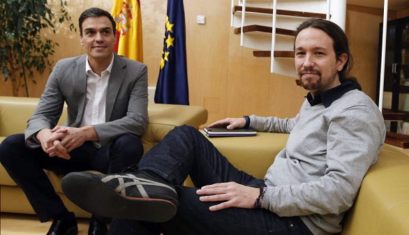 Sánchez e Iglesias retoman la búsqueda de acuerdos de Gobierno