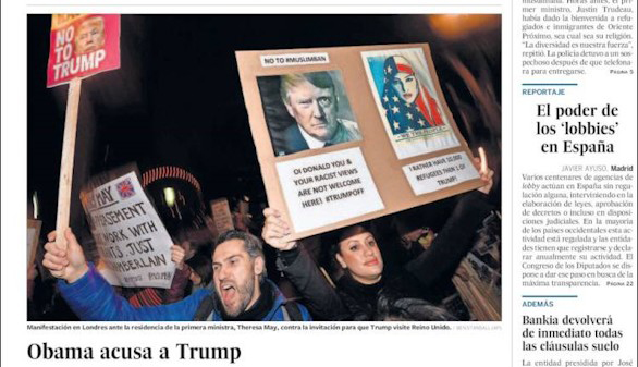 Obama rompe su silencio y critica a Trump