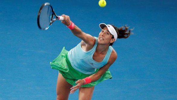 Garbiñe Muguruza, semifinalista tras imponerse a la rusa Kuznetsova