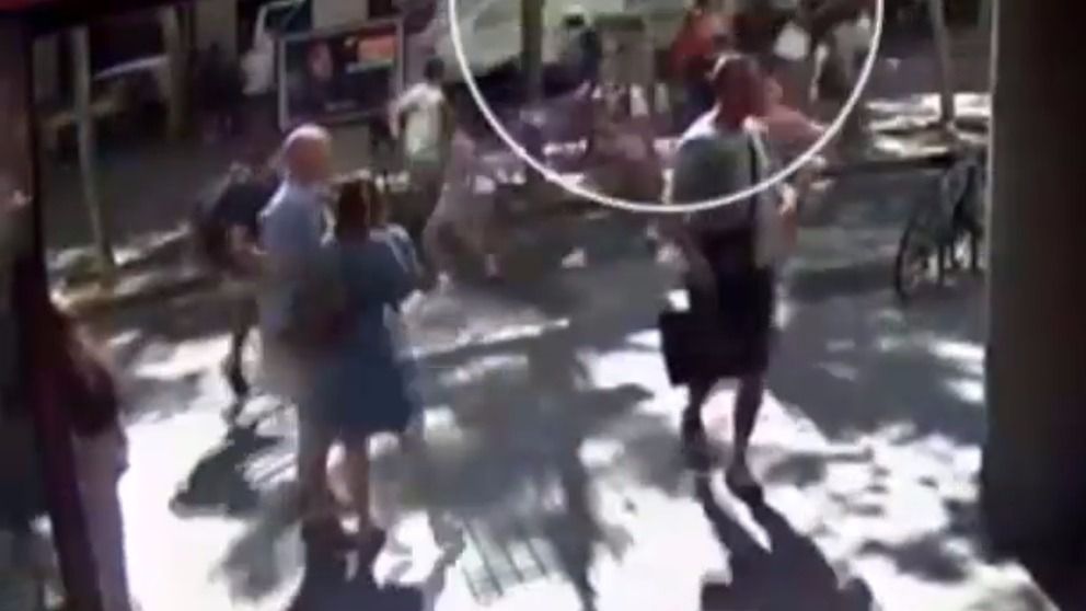 Último vídeo del paso asesino por Las Ramblas