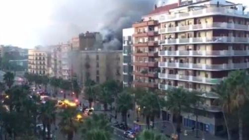 21 heridos por una explosión en una panadería de Barcelona