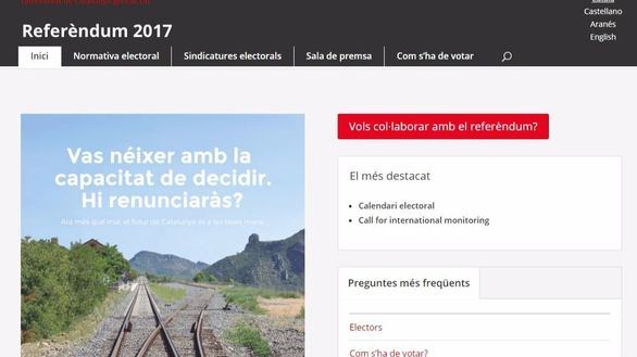 Investigadas decenas de personas por las webs del 1-O