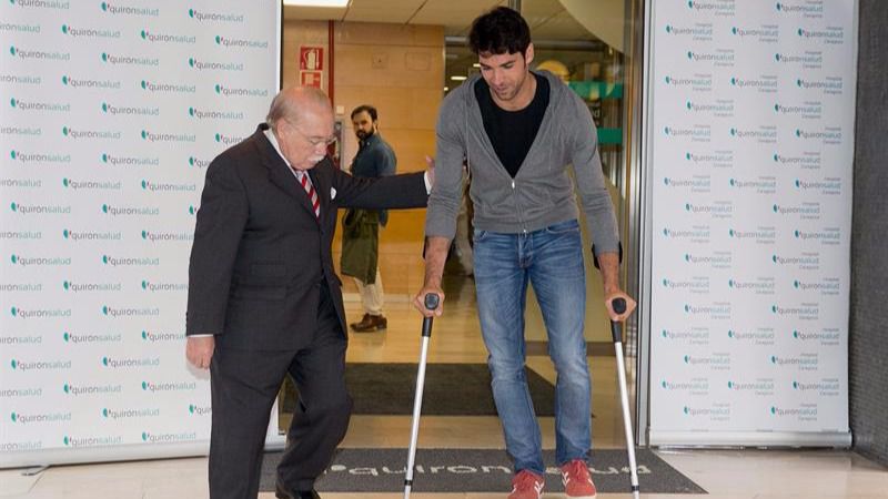 Cayetano recibe el alta médica tras la grave cornada en la Feria del Pilar