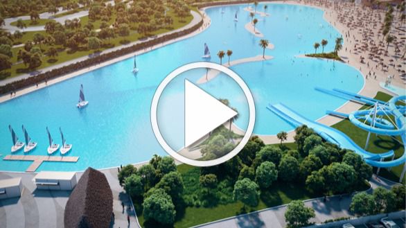 La mayor playa artificial de Europa, a 45 minutos del centro de Madrid