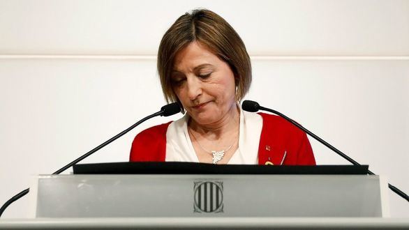 Forcadell renuncia a repetir como presidenta del Parlament