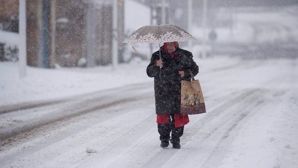 Media España congelada por el temporal de viento y nieve