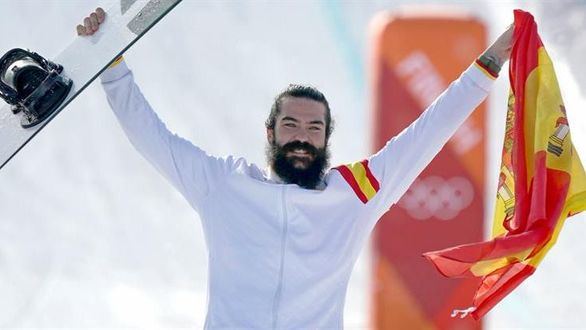 El español Regino Hernández, medalla de bronce en snowboard