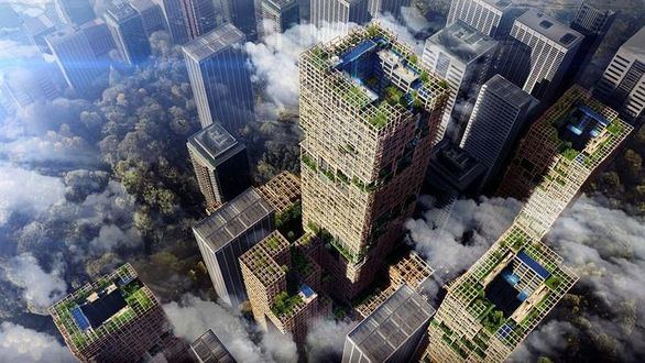El rascacielos de madera más alto del mundo será construido en Tokio