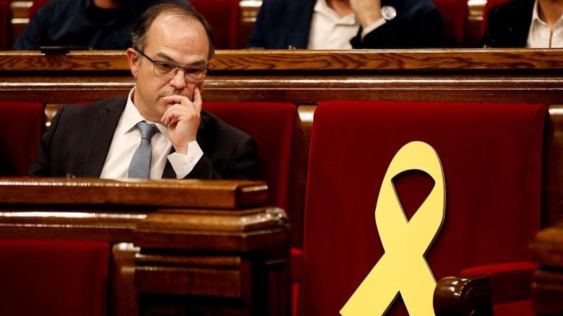 La CUP revienta el pleno de investidura de Turull