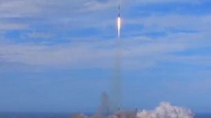 El cazador de tormentas, camino a la Estación Espacial Internacional