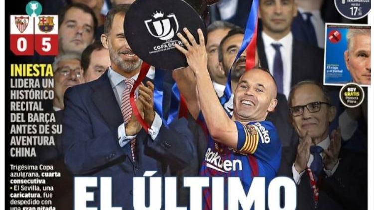 El brillo de Iniesta