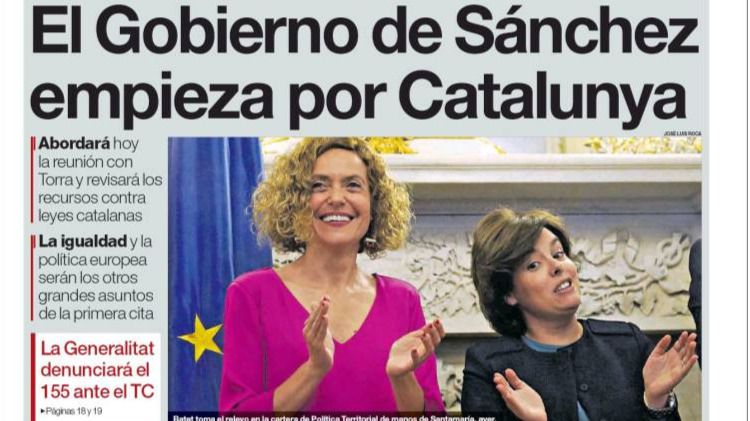 Cataluña en la agenda