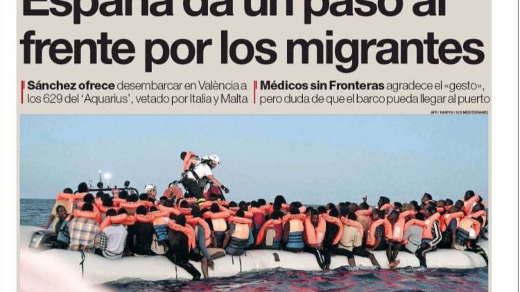Críticas a Sánchez por la acogida del 'Aquarius'