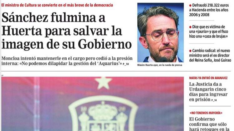 Dimisión, destitución, rasero moral