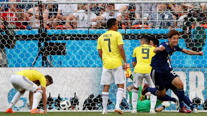 Japón saca rédito de una Colombia con diez desde el arranque |1-2