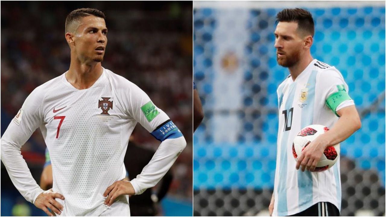 Las estrellas del fútbol mundial Messi y Cristiano, eliminados