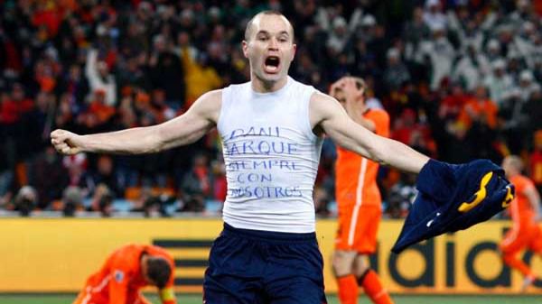 Así se ha despedido Andrés Iniesta de España
