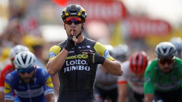 Groenewegen se presenta ganando a Sagan y a Gaviria