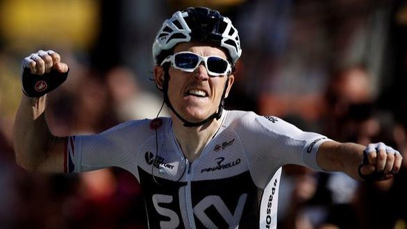 El británico Geraint Thomas se exhibe en La Rosiére y es el nuevo líder