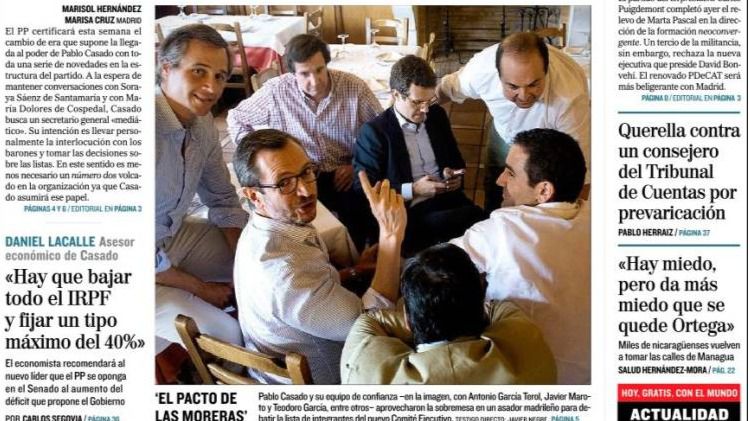 Quinielas sobre el equipo de Casado